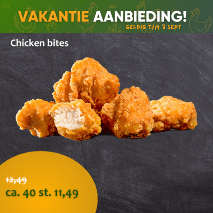 Chicken bites (ca. 40 stuks)