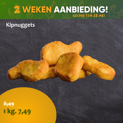 Kipnuggets 1 kg.