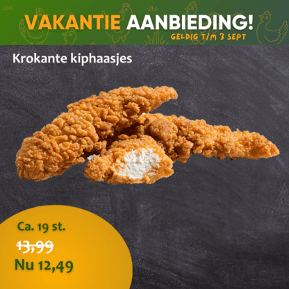 Krokante kiphaasjes (ca. 19 stuks)