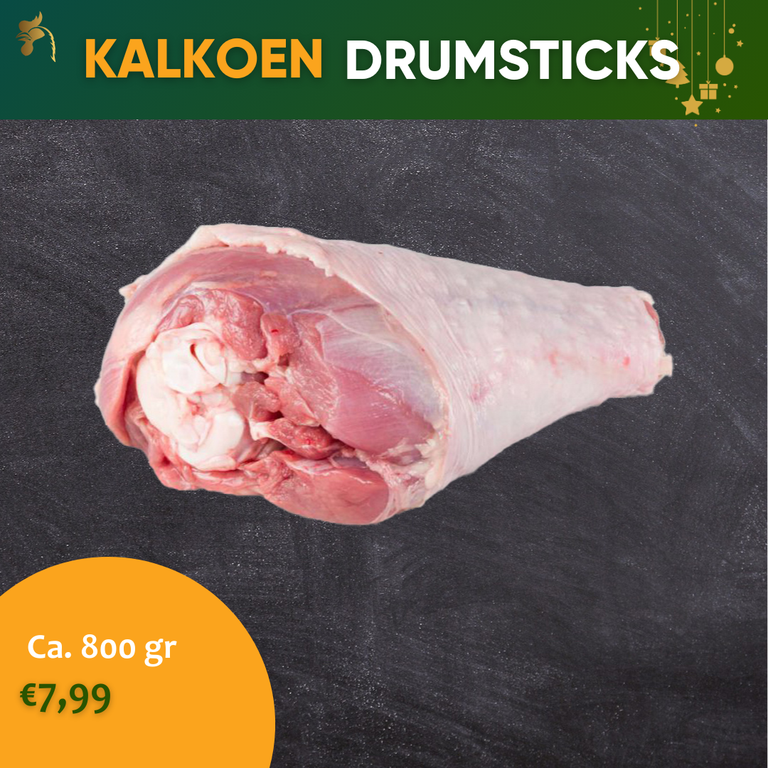Kalkoendrumstick ca. 800 gr.