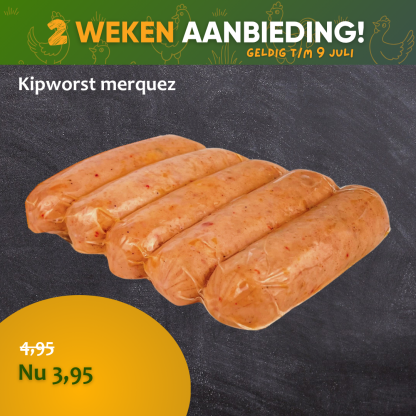 Kipworstjes Merquez (5 stuks)